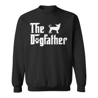 The Dogfather Chihuahua Dog For Father Sweatshirt | Mazezy