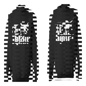The Dogfather Pitbull Funny Father Dog Lover Sweatshirt | Mazezy