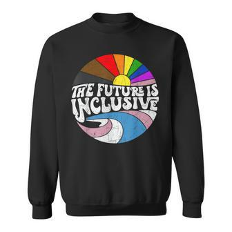 The Future Is Inclusive Lgbt Gay Rights Pride Sweatshirt | Mazezy