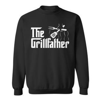 The Grillfather Bbq Grill & Smoker Barbecue Chef Sweatshirt - Seseable