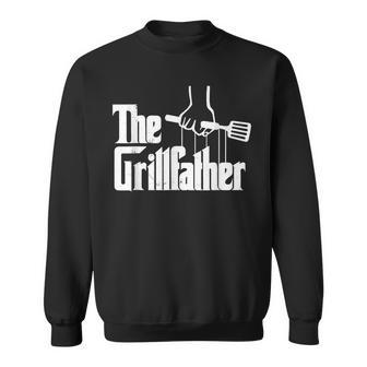 The Grillfather Dad Chef Grilling Grill Master Bbq Fathers Sweatshirt | Mazezy
