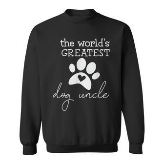 The Worlds Greatest Dog Uncle Sweatshirt | Mazezy