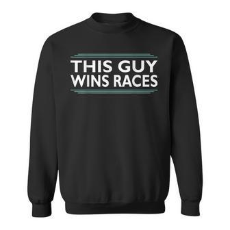 This Guy Wins Races I Cone And Racing Car Design Autocross Racing Funny Gifts Sweatshirt | Mazezy