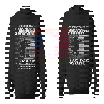 This Is How Americans Take A Knee Veteran Gift Sweatshirt | Mazezy