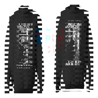This Is How Americans Take Knee Proud Veteran July 4Th Gift Sweatshirt | Mazezy