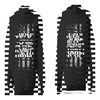 This Is My Air Force Retirement Uniform Air Force Veteran Sweatshirt | Mazezy