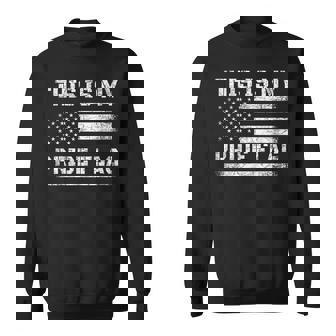 This Is My Pride Flag Usa American 4Th Of July Pride Flag Sweatshirt | Mazezy