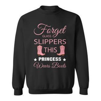 This Princess Wears Boots Cowgirl Sweatshirt | Mazezy
