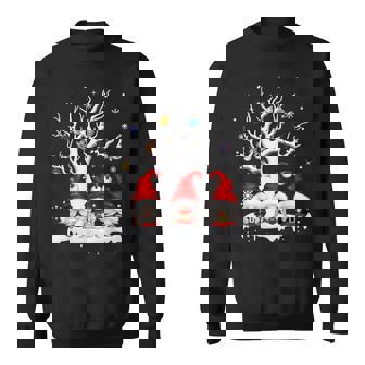 Three Nordic Gnomes Winter Christmas Swedish Elves Xmas 2023 Sweatshirt - Thegiftio