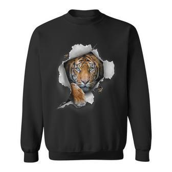 Tiger Bengal Tiger Safari Animal Big Cat Zoo Tiger Sweatshirt - Monsterry AU