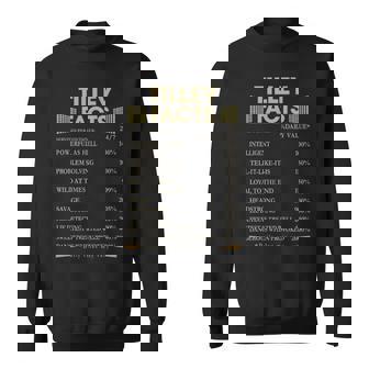 Tilley Name Gift Tilley Facts Sweatshirt | Seseable CA
