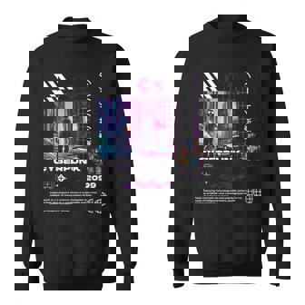 Tokyo Cyberpunk 2099 Urban Cityscape Aesthetic Sweatshirt - Thegiftio