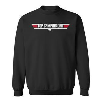 Top Camping Dad Funny Father 80S Fathers Day Gift Sweatshirt | Mazezy