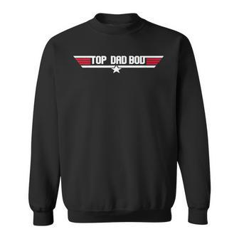 Top Dad Bod Funny Father 80S Fathers Day Gift Sweatshirt | Mazezy