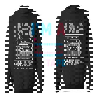Transgender Pride Flag Lgbtq Month Trans Retro Im A Mixtape Sweatshirt | Mazezy