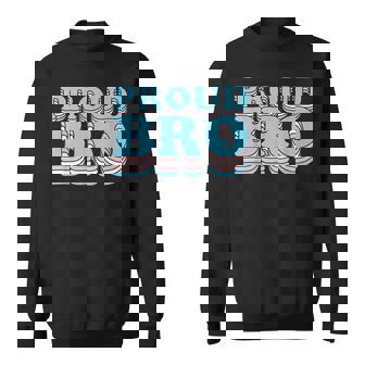 Transgender Pride Sibling Brother | Proud Trans Bro Sweatshirt | Mazezy