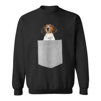 Treeing Walker Coonhound Dog In Your Pocket Sweatshirt | Mazezy