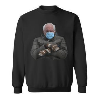 Trendy Bernie Sanders Mittens Meme Gift Sweatshirt | Mazezy