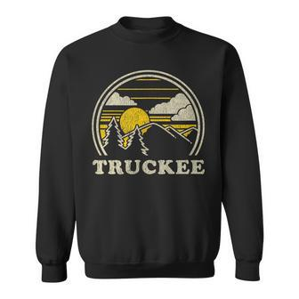 Truckee California Ca T Vintage Hiking Mountains Sweatshirt | Mazezy