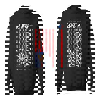 Trump Indictment Happy Indictment Day Usa Flag Funny Sweatshirt | Mazezy