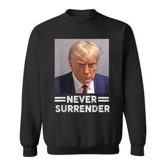 Trump Shot Never Surrender Trump Vote 2024 Sweatshirt | Mazezy