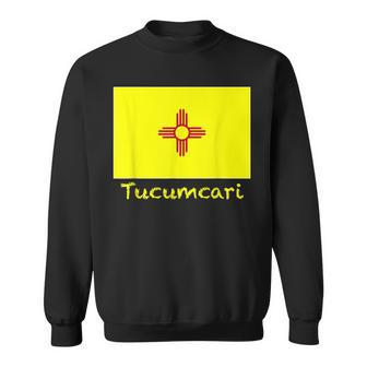 Tucumcari New Mexico Usa Flag Souvenir Sweatshirt | Mazezy