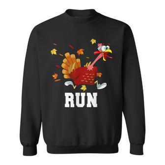 Turkey Run Costume Thanksgiving Running Turkey Trot Sweatshirt - Seseable