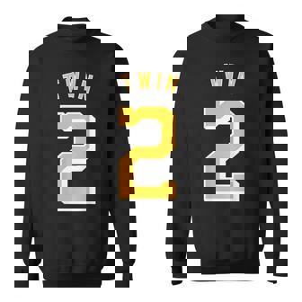 Twin 2 And Twin 1 Matching Adult & Kids Jersey Funny Sweatshirt | Mazezy