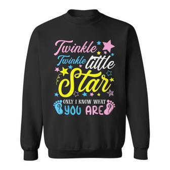 Twinkle Twinkle Little Star Funny Gender Keeper Reveal Party Sweatshirt | Mazezy