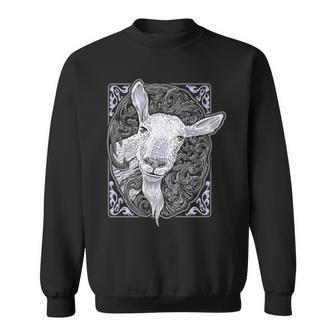 Ty Meiers Happy Goat Gifts For Goat Lovers Funny Gifts Sweatshirt | Mazezy