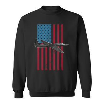 U-2 Dragon Lady Usa American Flag Military Sweatshirt | Mazezy