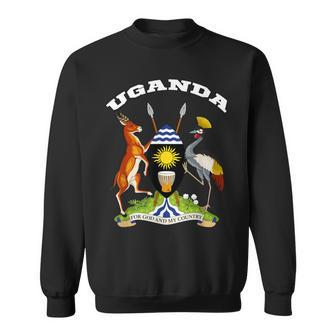 Uganda Coat Of Arms Flag Souvenir Kampala Sweatshirt | Mazezy UK