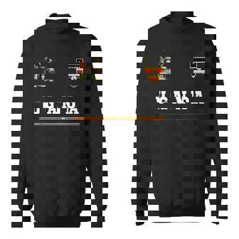 Uganda SportSoccer Jersey Flag Football Sweatshirt | Mazezy