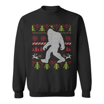 Ugly Christmas Sweater Short Sleeve Bigfoot I Believe Sweatshirt - Monsterry UK
