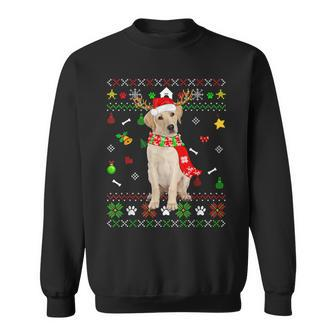Ugly Sweater Christmas Labrador Dog Puppy Xmas Pajama Sweatshirt - Thegiftio UK