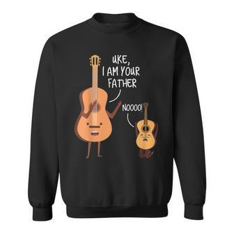 Uke I Am Your Father Funny Guitar Music Lover Ukulele Sweatshirt | Mazezy DE