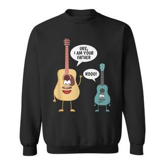 Uke I Am Your Father | Ukulele Guitar Music Sweatshirt | Mazezy