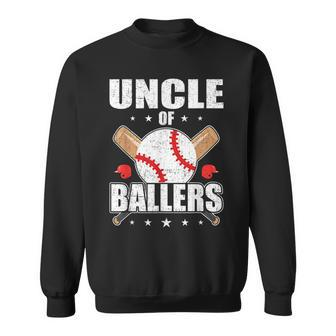 Uncle Of Ballers Baseball Softball Lover Uncle Sweatshirt | Mazezy