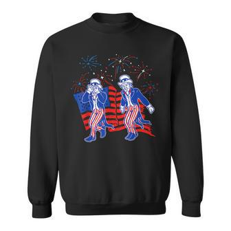 Uncle Sam Griddy 4Th Of July Funny Independence Day Boy Kids  Sweatshirt