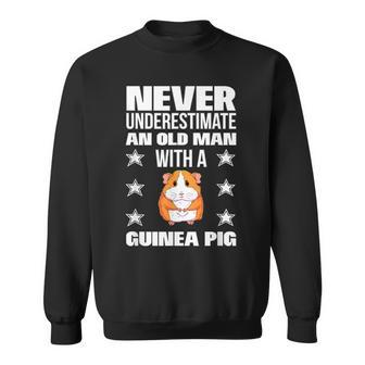 Never Underestimate An Old Man With A Guinea Pig Sweatshirt - Thegiftio UK