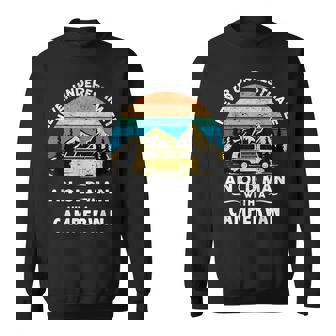 Never Underestimate An T Fun Old Man With A Campervan Sweatshirt - Monsterry