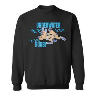 Underwater Rugby Underwater Emblem Rugby Underwater Idea Sweatshirt | Mazezy