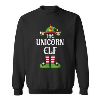 Unicorn Elf Family Matching Group Christmas Sweatshirt - Thegiftio UK