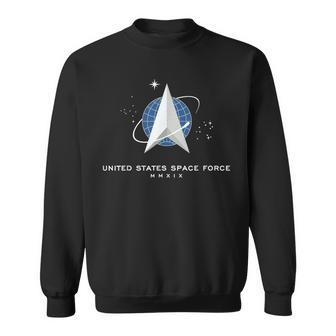 United States Us Space Force Ussf Delta Flag Sweatshirt | Mazezy