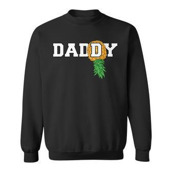 Upside Down Pineapple Swinger Daddy Men Sweatshirt | Mazezy