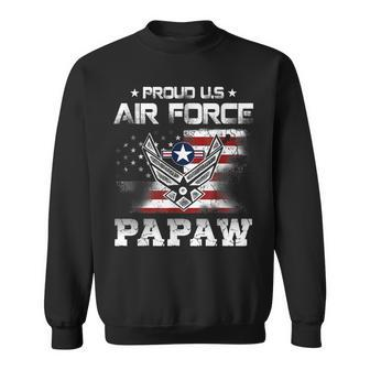 Us Air Force Proud Papaw Proud Air Force Papaw Father Sweatshirt | Mazezy