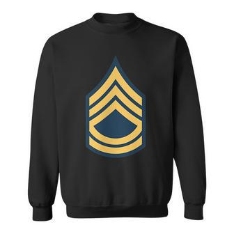 Us Army Sergeant First Class Or7e7 Rank Insignia Sweatshirt | Mazezy