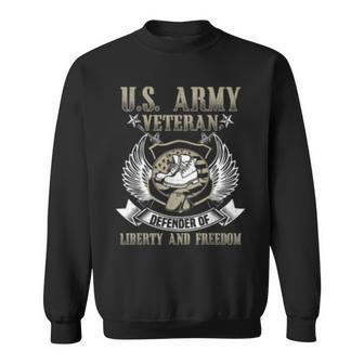 Us Army Veteran Defender Of Liberty Sweatshirt | Mazezy