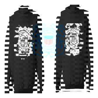 Us Coast Guard Uscg United States Anchor Anchor Funny Gifts Sweatshirt | Mazezy