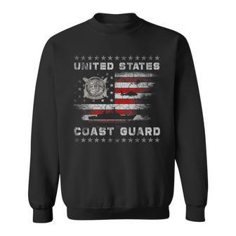 Us Coast Guard Uscg Veteran Vintage Mens Veteran Funny Gifts Sweatshirt | Mazezy